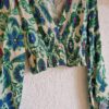 XS - Zara top groen met print (1224did1)