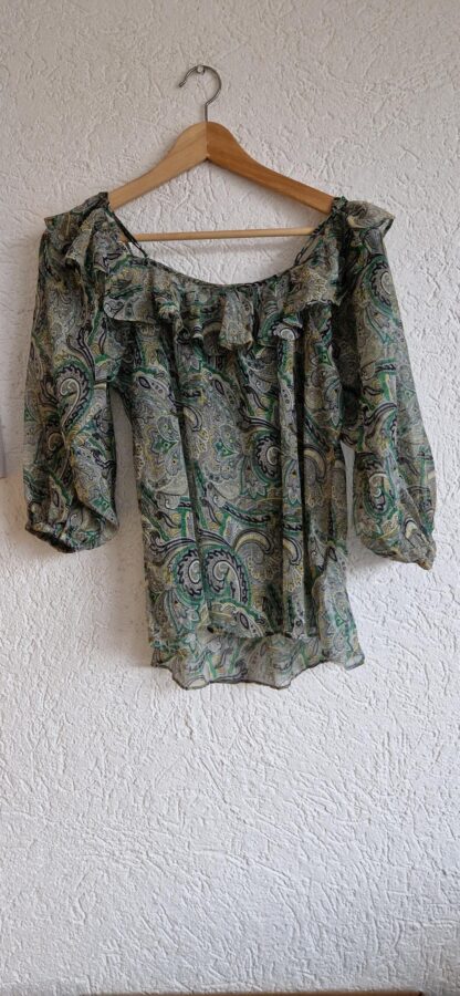S - Mango top groen transparant (1224did1)