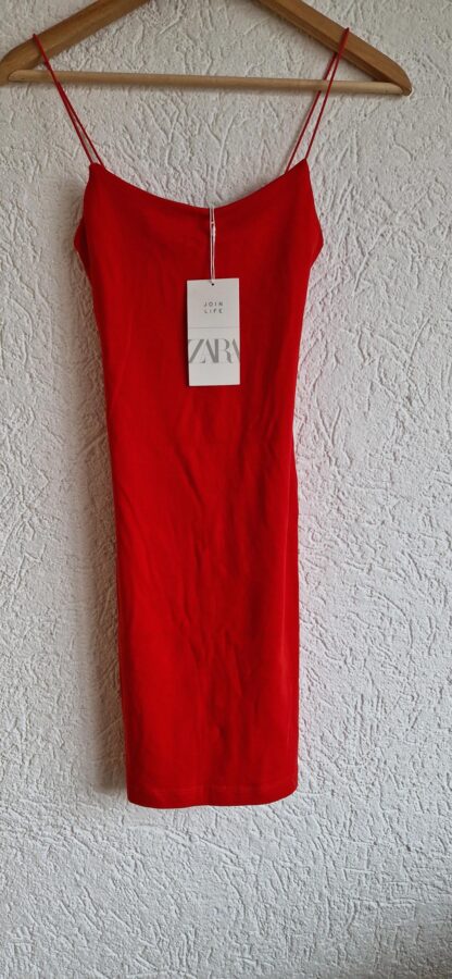 XS/S ipv M - Zara jurkje rood nieuw (1224did1)