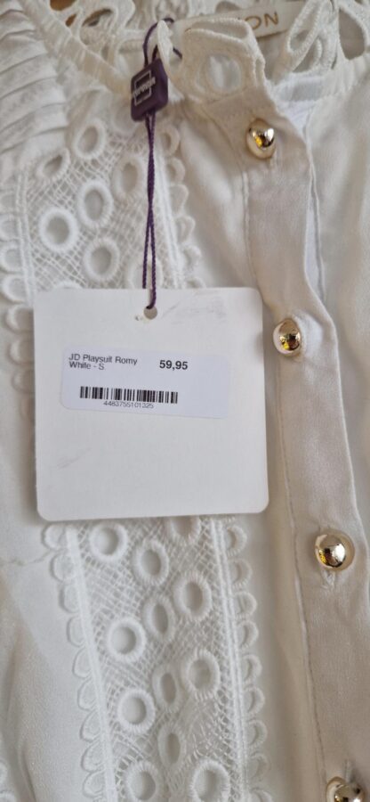 S - Allyson playsuit wit nieuw (1224did1) - Afbeelding 6