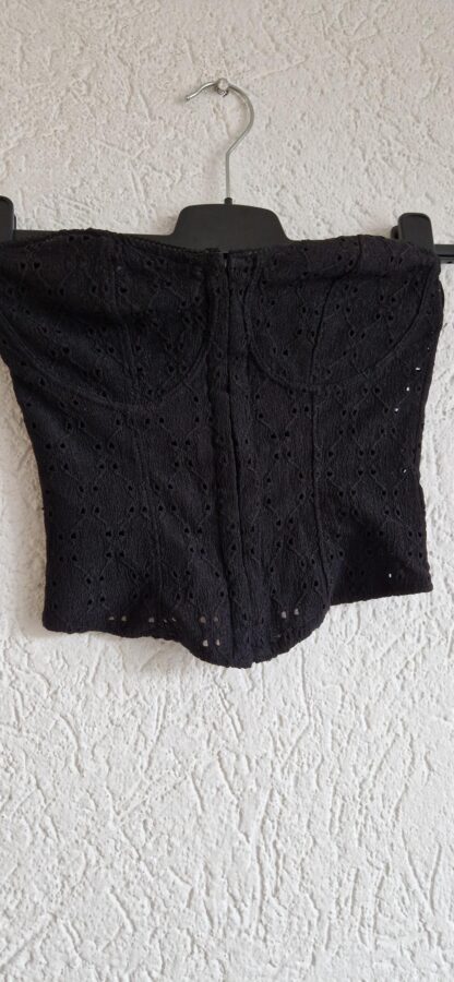 XS - H&M strapless top kant (1224did2)