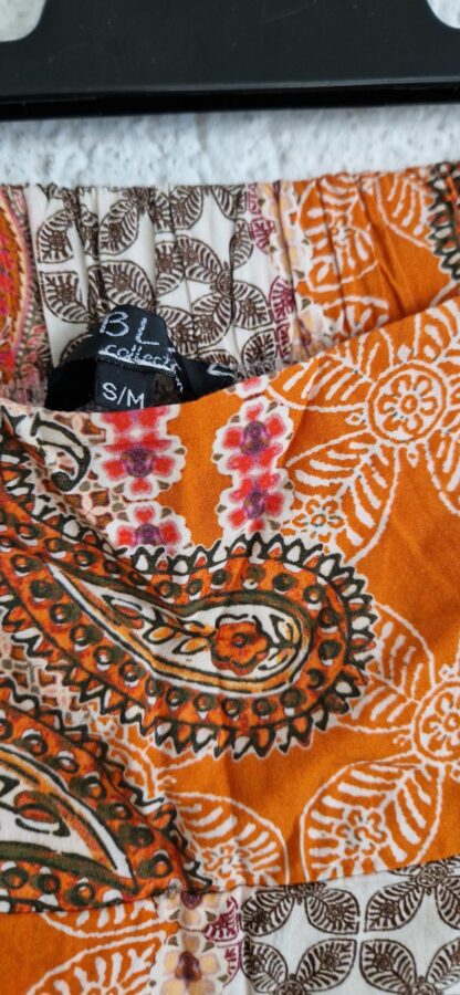 S/M - RBLZ rok print oranje (1224did2) - Afbeelding 3