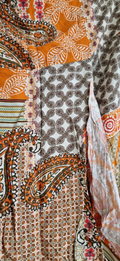 S/M - RBLZ rok print oranje (1224did2) - Afbeelding 4