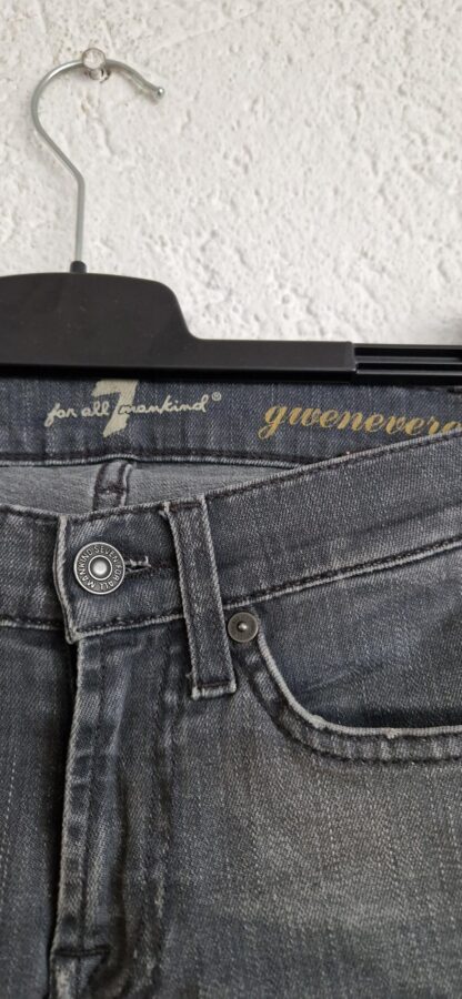 24 - 7 For All Mankind jeans skinny grijs (1224did2) - Afbeelding 4