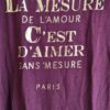 XS - Supertrash ruimer shirt wijnrood goud (1224did2) - Afbeelding 3