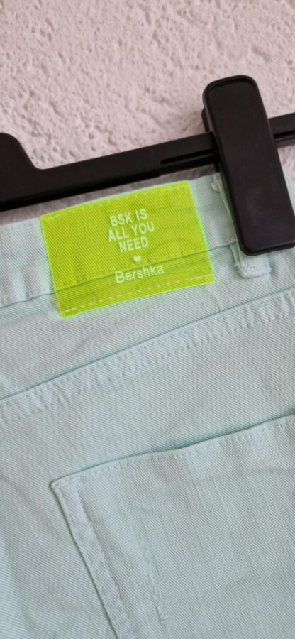 34 - Bershka  short mintgroen (1224did1) - Afbeelding 4