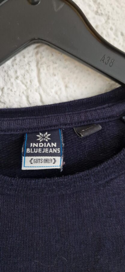 128 - Indian Blue sweater donkerblauw (1224mixbak) - Afbeelding 4