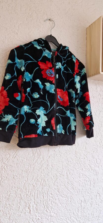 116 128 - Petit Louie vest bloemen (1224mixbak)