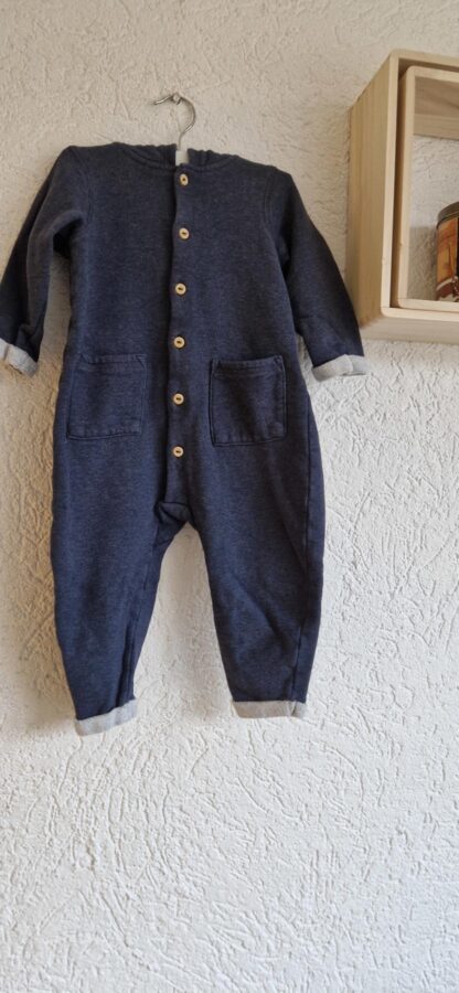 086 - H&M jumpsuit blauw (1224mixbak) - Afbeelding 2