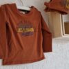 080 86 - Koko Noko shirts tweeling roestbruin (1224mixbak) - Afbeelding 4