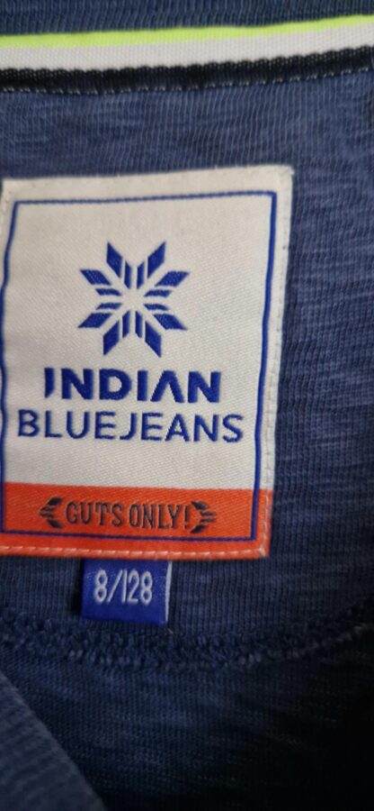 128 - Indian Blue sweater blauw print (1224mixbak) - Afbeelding 6