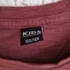 122 128 - Kids shirt wijnrood zakje (1224mixbak) - Afbeelding 4
