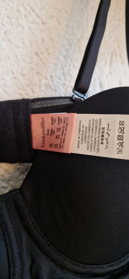 75B - Hunkemöller bodystocking zwart (0125did) - Afbeelding 4