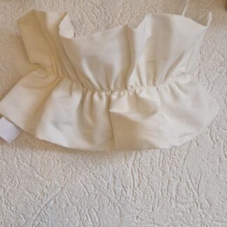 XS ipv S - Zara strapless top wit nieuw (0125did3)