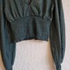 XS - Only korte top groen elastisch (1224did3)