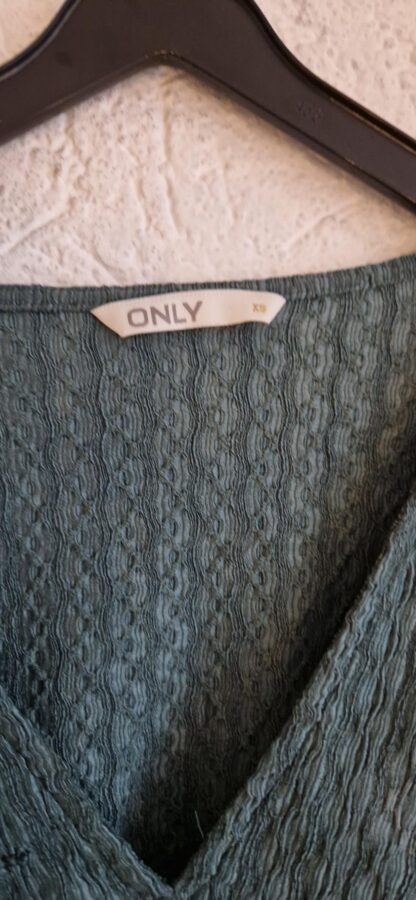 XS - Only korte top groen elastisch (1224did3) - Afbeelding 4