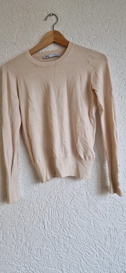 S - Zara trui beige (1224did3)