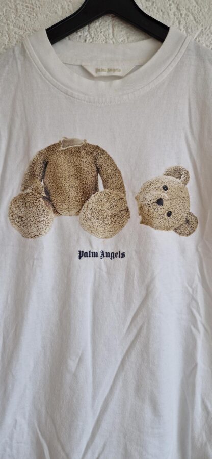 140 - Palm Angels shirt wit beer (0125did3) - Afbeelding 3