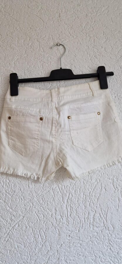 S - Twin Two short wit steentjes (0125did3) - Afbeelding 3