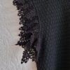 XS (S) - Zara truitje zwart broderie mouw (1224did3) - Afbeelding 3