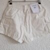 XS - Bershka short cargo wit nieuw (1224did3) - Afbeelding 5
