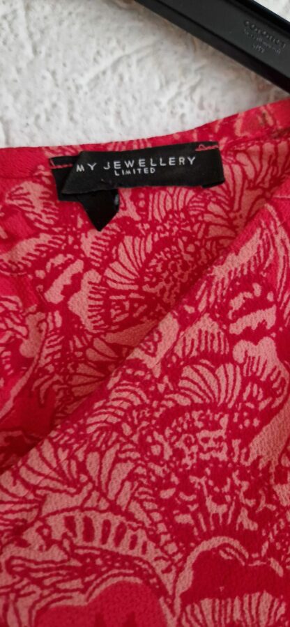 XS - My Jewellery playsuit fuchsia (1224did3) - Afbeelding 3