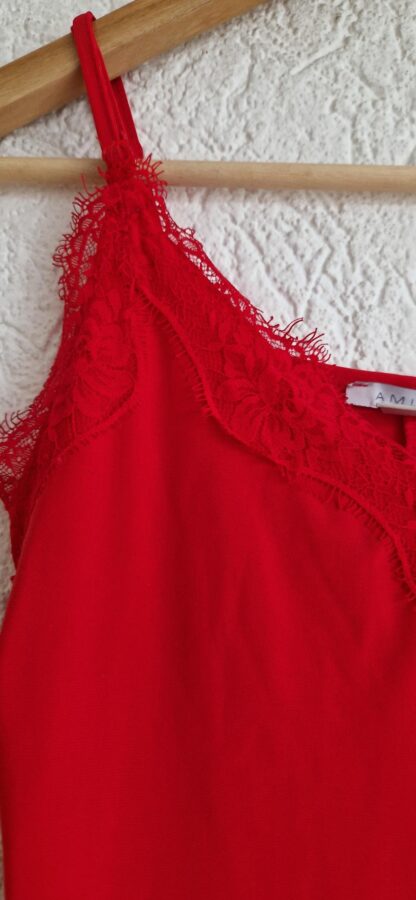 XXS - Amisu top rood met kant (1224did3) - Afbeelding 3