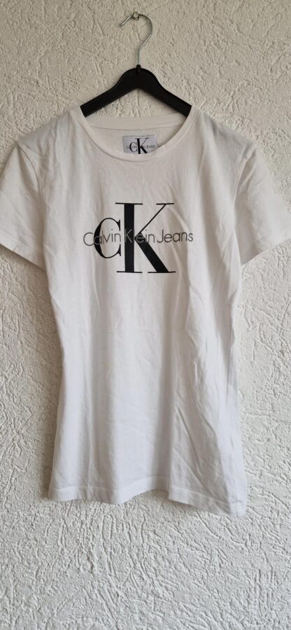 158/XS - Calvin Klein shirt wit (0125did3)