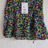 XS - Bershka rokje bloemen nieuw (1224did3)