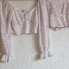 34 - NA-KD top en shortrok bloementjes pastels (1224did3) - Afbeelding 2