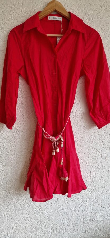 S - Mango jurkje fuchsia nieuw (1224did3)