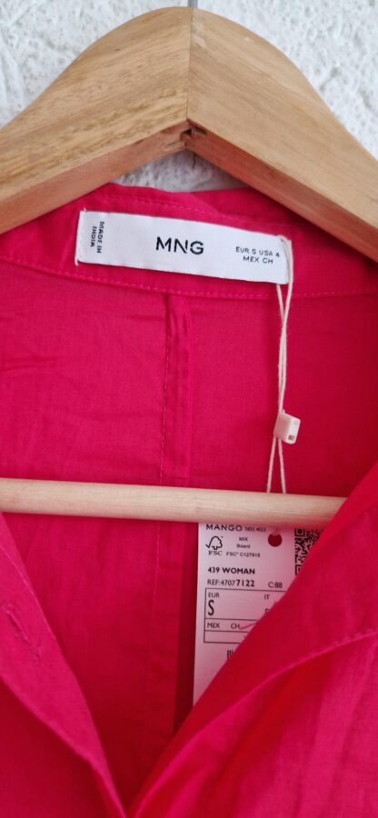 S - Mango jurkje fuchsia nieuw (1224did3) - Afbeelding 4