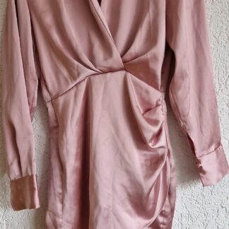 XS - Zara jurk glimmend roze (0125did3)