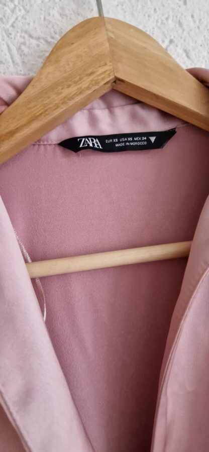 XS - Zara jurk glimmend roze (0125did3) - Afbeelding 3