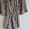 XS - Cotton Club playsuit print (1224did3)