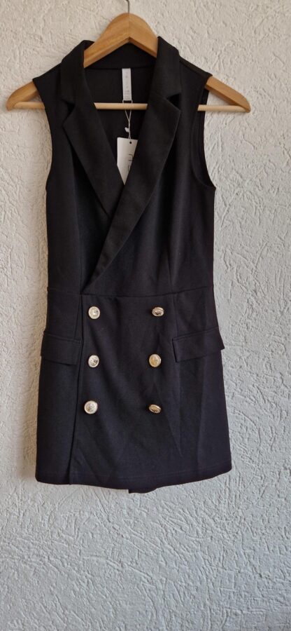 34 - Amisu playsuit zwart nieuw (1224did3)