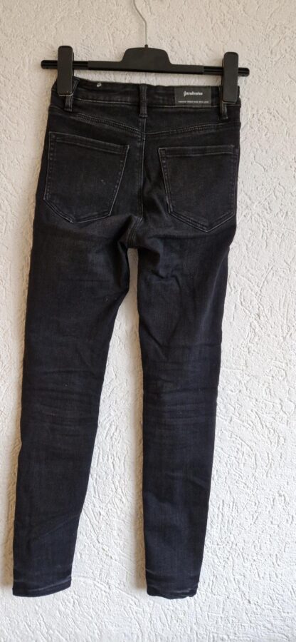 34 - Stradivarius jeans zwart regular waist (0125 - Afbeelding 4