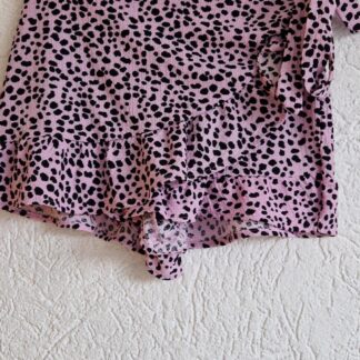 XS - Royal Chick short rok roze zwart (0125did4)