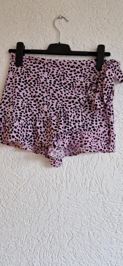 XS - Royal Chick short rok roze zwart (0125did4)