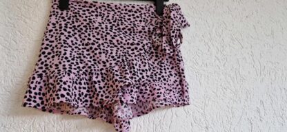 XS - Royal Chick short rok roze zwart (0125did4) - Afbeelding 3