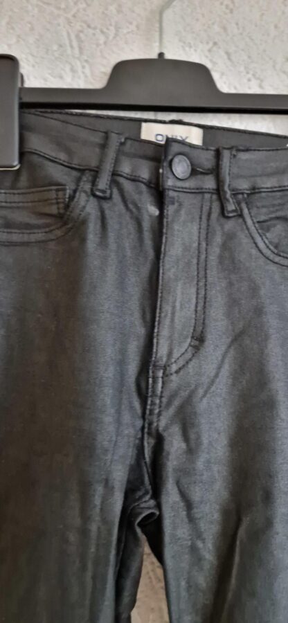 XS - Only vegan leren broek zwart (0125did4) - Afbeelding 3