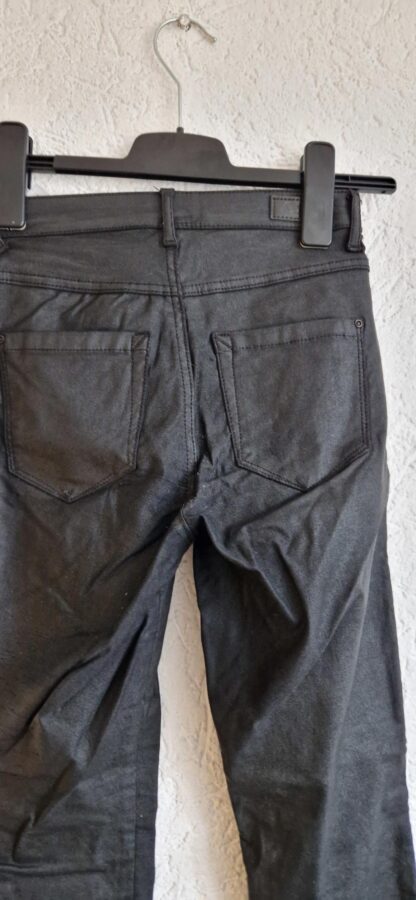 XS - Only vegan leren broek zwart (0125did4) - Afbeelding 4