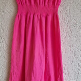 146 152 - YD neon roze jurkje (0125did4)