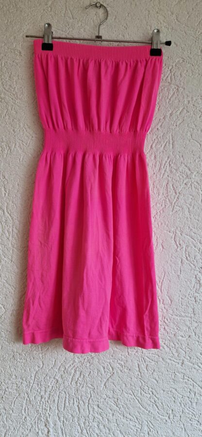 146 152 - YD neon roze jurkje (0125did4)