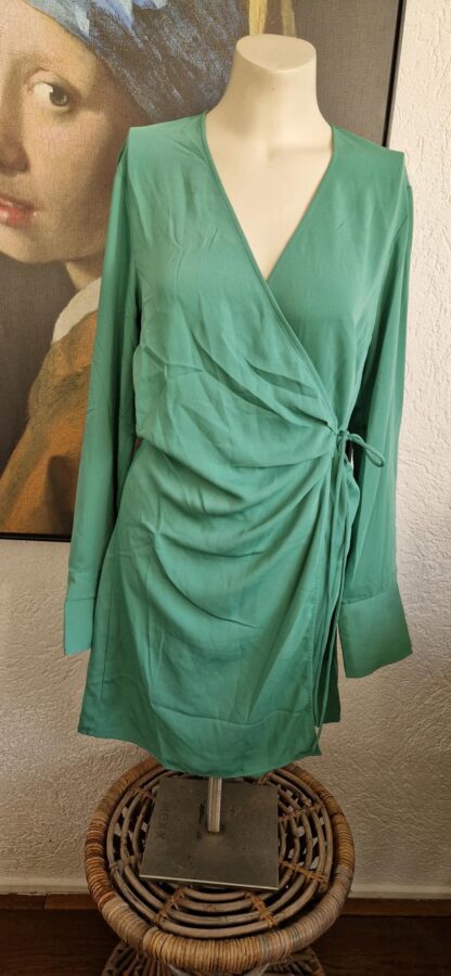 S - H&M jurk groen nieuw (0125hat) - Afbeelding 3