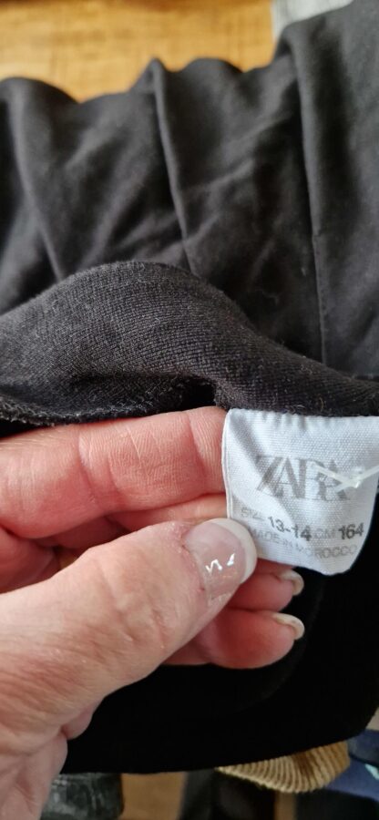 158 164 - Zara rok zwart plaatjes (0125hat) - Afbeelding 4
