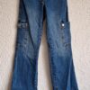 134 - Zara jeans cargo blauw (0125hat)