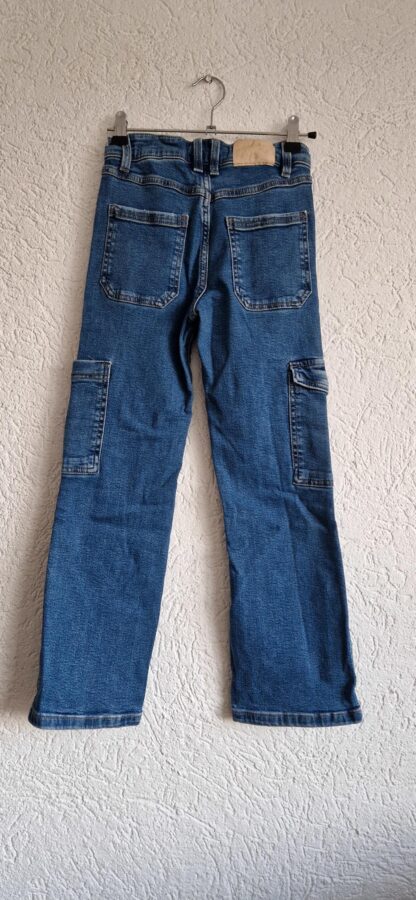 134 - Zara jeans cargo blauw (0125hat) - Afbeelding 5