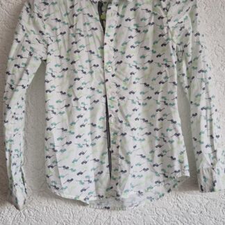 128 - CKS overhemd wit brilletjes (0125hat)