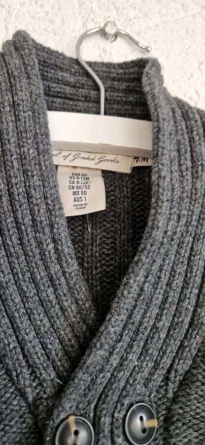 080 - H&M vest gebreid kabelpatroon (0125hat) - Afbeelding 4